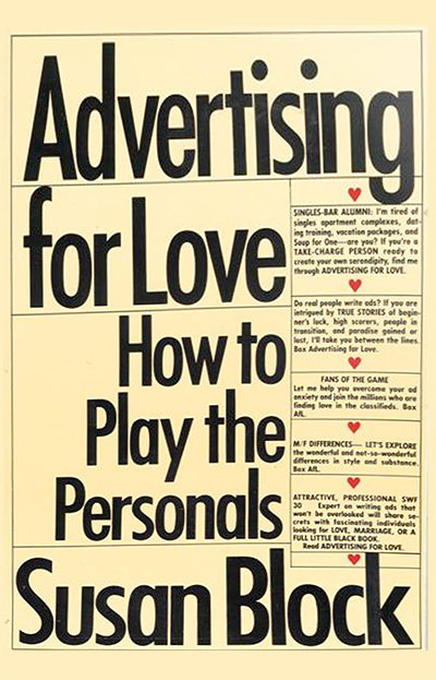 Advertising for Love – Dr. Susan Block