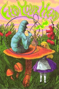 Alice In Wonderland - Feed Your Head Disney Art Print Smoke 24x36 Poster