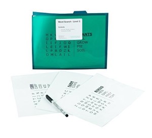 Word Search Grab & Go - Level 1 (Easy) Puzzle for Dementia and Alzheimer's