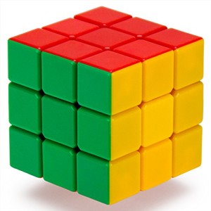 3 x 3 Stickerless 6-Color Puzzle Cube Engineered for Speed Solving by Brybelly