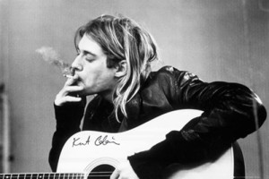GB Eye Kurt Cobain Smoking Poster
