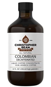 Decaffeinated Cold Brew Or Hot High Yield Liquid Coffee Concentrate 8 Ounce Bottle