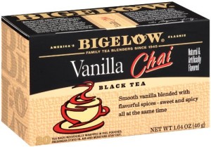 Bigelow Vanilla Chai Tea, 20-Count Boxes (Pack of 6)