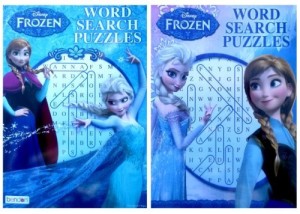 Disney Frozen Word Search Activity Book