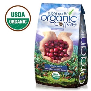 5LB Cafe Don Pablo Subtle Earth Organic Gourmet Coffee - Medium-Dark Roast - Whole Bean Coffee - USDA Certified Organic - 100% Arabica, 5 Pound
