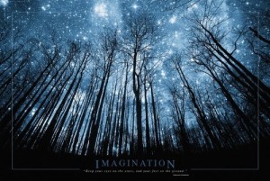 Imagination Keep Your Eyes on the Stars and Your Feet on the Ground Art Print Poster Poster Art Poster Print, 24x36