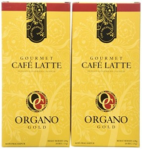 2 Boxes of Organo Gold Ganoderma -Gourmet Café Late (20 sachets per box)