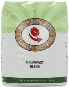 Coffee Bean Direct Blend, Whole Bean Coffee, 5 Pound