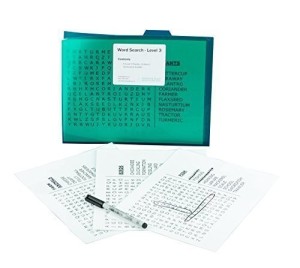 Word Search Grab & Go - Level 3 (Difficult) Puzzle for Dementia and Alzheimer's