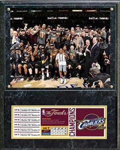 Cleveland Cavaliers 2016 NBA Champions Celebration Down Plaque Wall Sign 15 x 12in