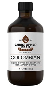 Colombian Cold Brew Or Hot High Yield Liquid Coffee Concentrate 4 Ounce Bottle