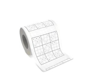 Thumbs Up UK Sudoku Toilet Paper