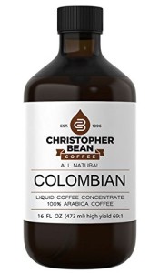 Colombian Cold Brew Or Hot High Yield Liquid Coffee Concentrate 16 Ounce Bottle