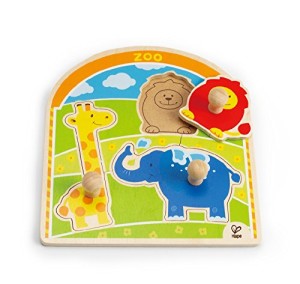 Hape - At The Zoo Wooden Knob Puzzle