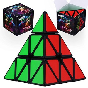Dreampark Pyraminx Pyramid Speed Cube, Black