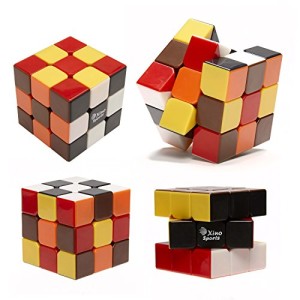 Stickerless Speed Cube, 3x3x3 Ultra-smooth Cube in New, Challenging Colors, Unconditional 60-Day Money Back Guarantee on Our Xino Fire Cube