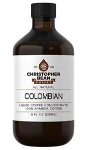 Colombian Cold Brew Or Hot Liquid Coffee Concentrate 8 Ounce Bottle