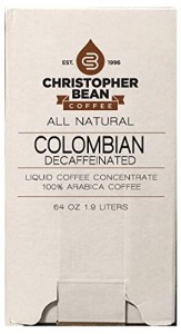 Decaffeinated Cold Brew Or Hot High Yield Liquid Coffee Concentrate 64 Ounce Bag In Box With Shcolle Connector