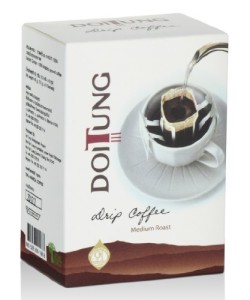 # DoiTung Product - Drip Coffee Medium Roast Premium Brand in Thailand Pure 100% Arabica Net Wt.60g (1 Box =6 Pack) - Easy to Drink