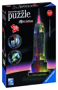 Ravensburger Empire State Building - Night Edition - 3D Puzzle (216-Piece)