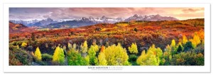 Award Winning Landscape Panoramic Art Print Poster: Rocky Mountains, Colorado